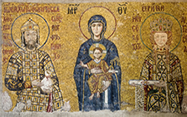Arte Bizantina Mosaico Hagia Sophia