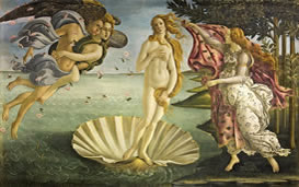 Renascimento Nascimento de Venus Sandro Botticelli