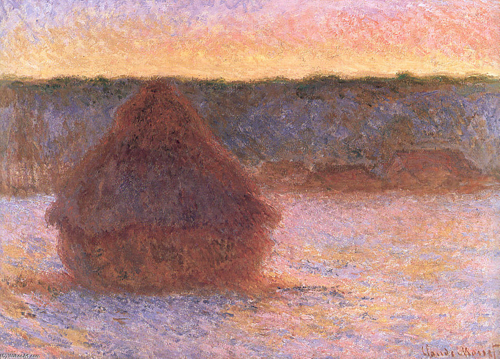 Claude Monet monte de feno