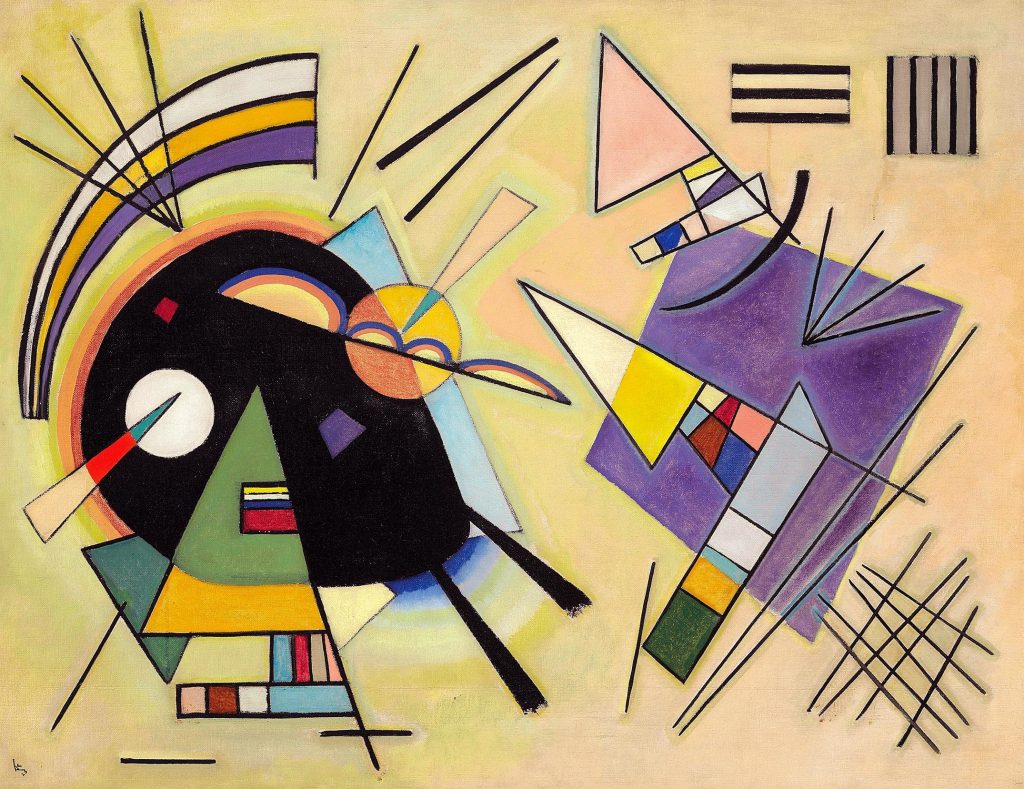 Preto e violeta 1926 kandinsky