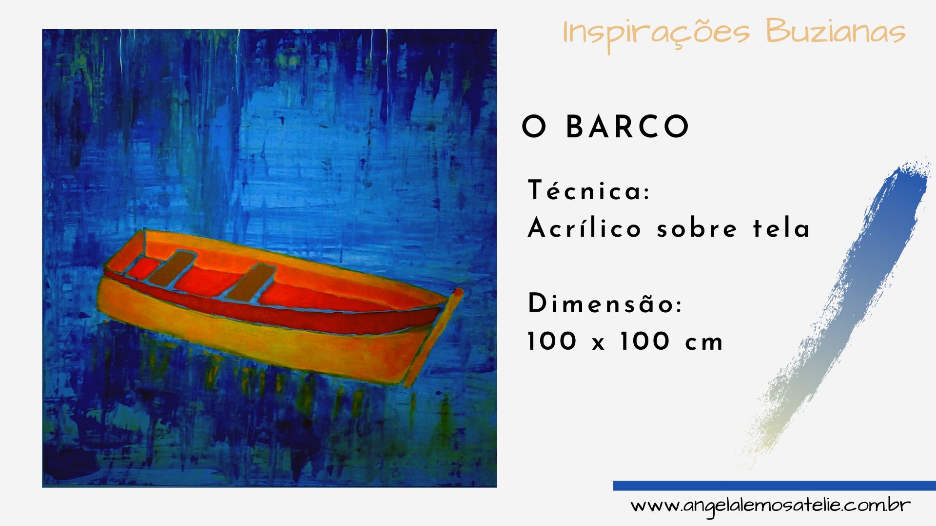 Pintura Figurativa Barcos Angela Lemos