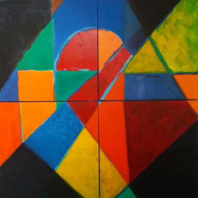 Angela Lemos Abstrato Geométrico