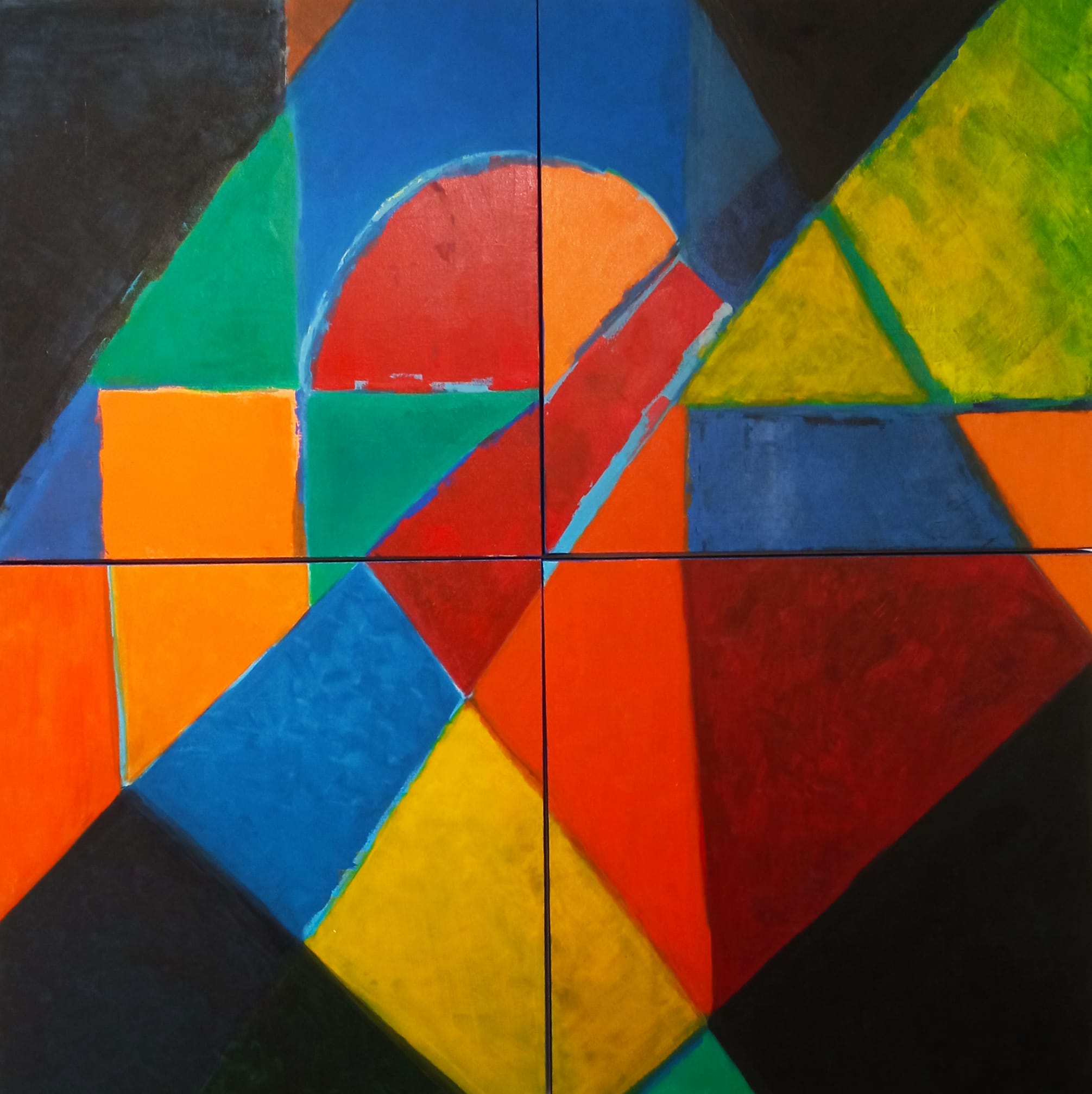 Angela Lemos Abstrato Geométrico