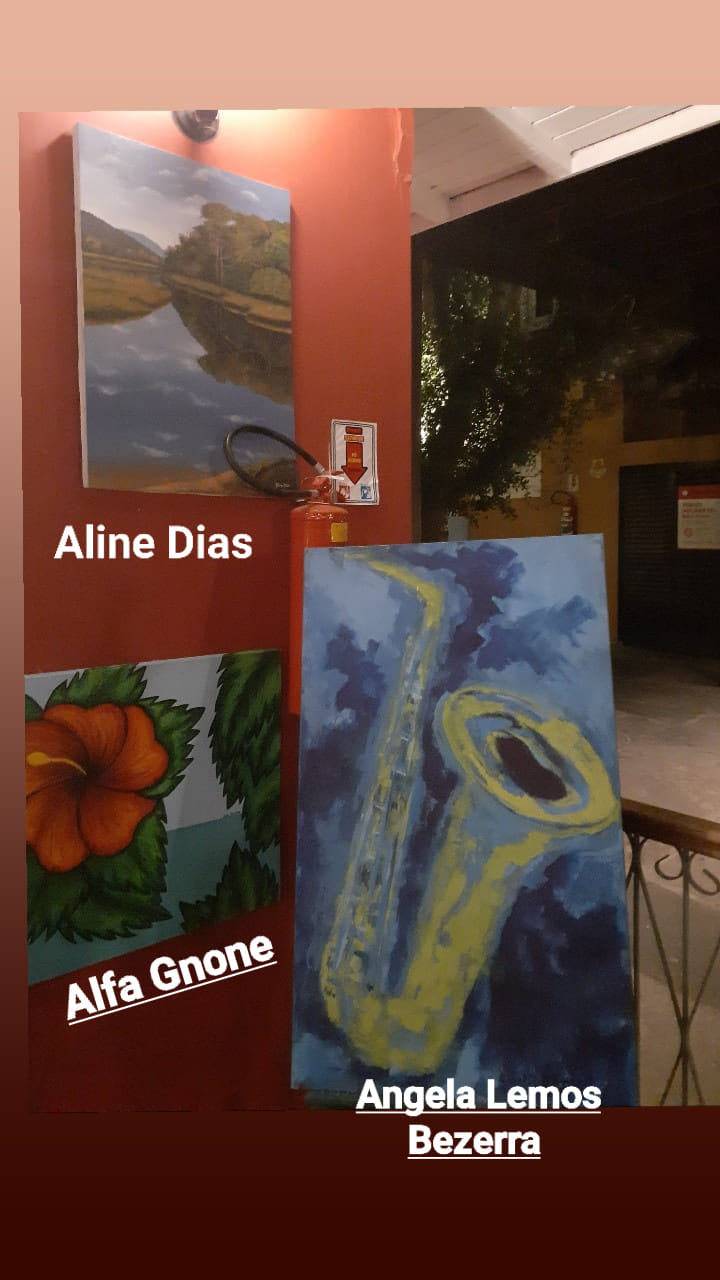 Angela Lemos Pintura Figurativa Sax Buzios