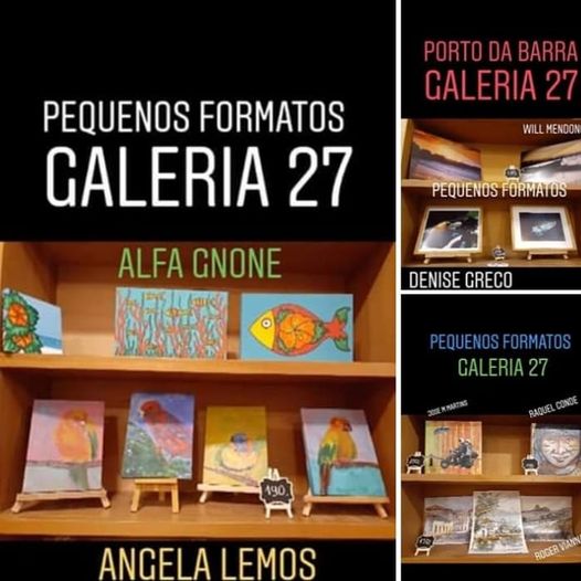 Angela Lemos Pintura Passaros Galeria 27 Buzios